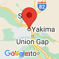 Map of Yakima, WA